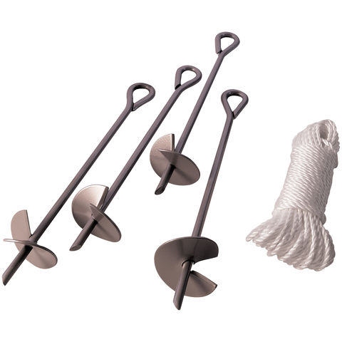Clarke Clarke 4 piece 15"Steel Auger Set with 12m Rope
