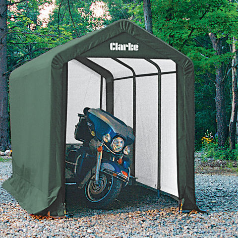 Clarke Clarke CIS8612 Motorcycle Shelter/Shed (3.65 x 1.8 x 2.43m)