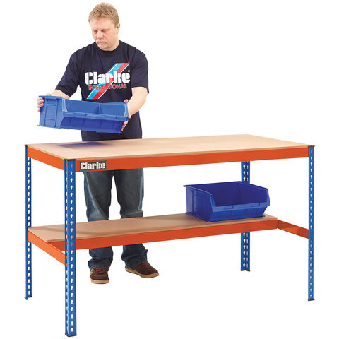 Clarke Clarke CWB300LS Heavy Duty Workbench with Shelf