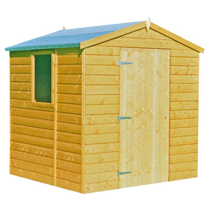 Faroe Single Door Tongue and Groove Garden Shed Workshop Approx 6 x 6 Feet