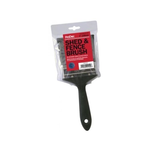 Flat Shed and Fence Paint Brush - 4 Inch - Prodec