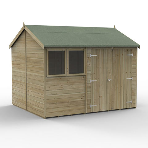 Forest Forest Garden Timberdale 10 x 8 Reverse Double Door Shed (Home Delivery)