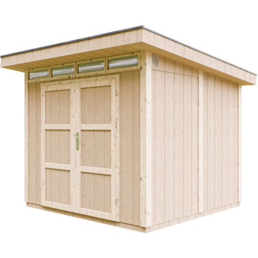 LP® SmartSide® panel shed M903A- H237 x 236 x 250 cm / 5.90 m2 - Sheds and Outdoor Storage - Wooden garden storage shed - Bike shed, Small shed, with