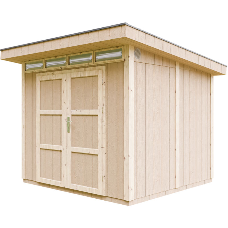 LP® SmartSide® panel shed M903A- H237 x 236 x 250 cm / 5.90 m2 - Sheds and Outdoor Storage - Wooden garden storage shed - Bike shed, Small shed, with