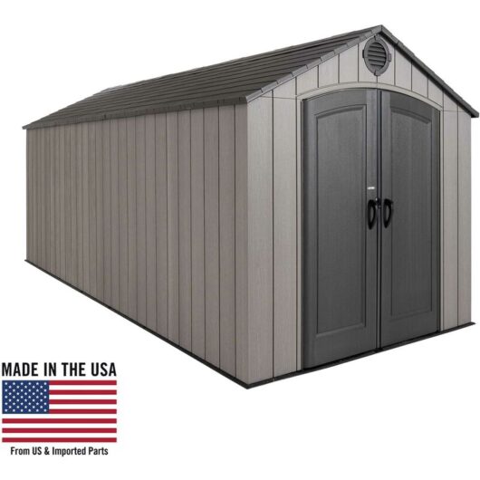 Lifetime - 8 Ft. x 17.5 Ft. Outdoor Storage Shed