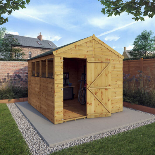 Mercia 10 X 8Ft Shiplap Apex Shed