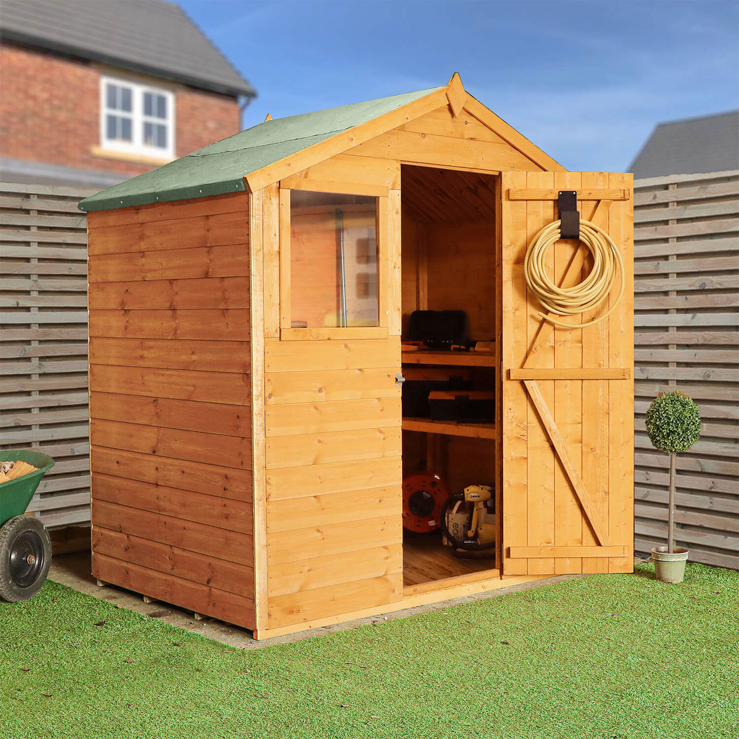 Mercia 4 X 6Ft Shiplap Apex Shed