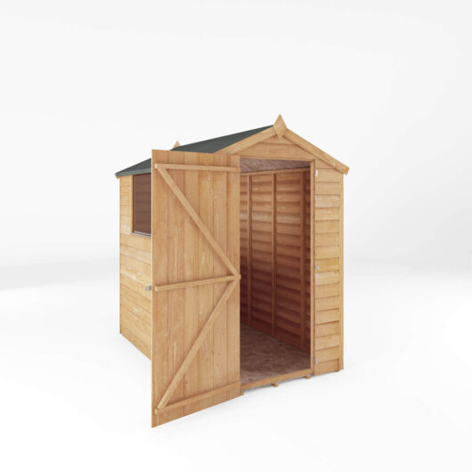 Mercia 6 X 4Ft Overlap Apex Shed