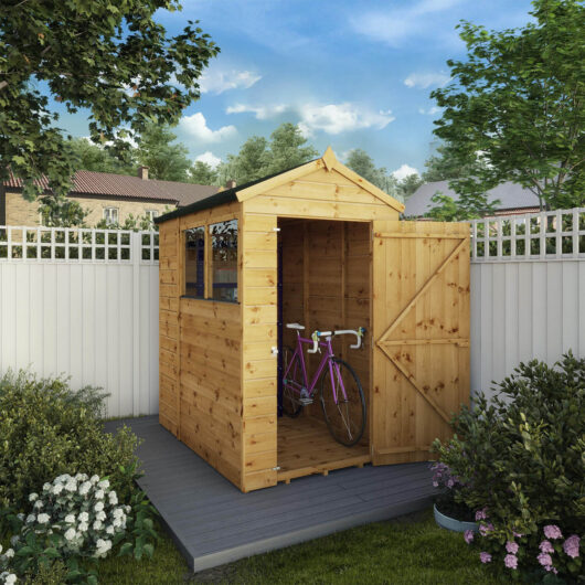 Mercia 6 X 4Ft Shiplap Apex Shed