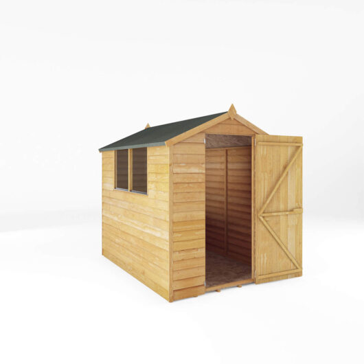 Mercia 7 X 5Ft Overlap Apex Shed