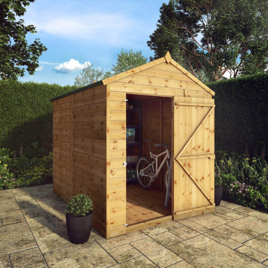 Mercia 8 X 6Ft Shiplap Apex Windowless Shed