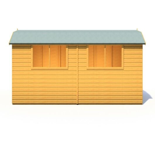 Shire - Barn 12x6 dd Premium Sheds - L197.8 x W371.4 x H212.8 cm