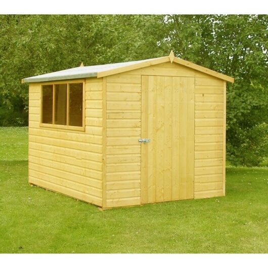 Shire - Lewis Handmade Garden Shed Approx 10 x 8 Feet