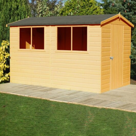 Shire - Lewis Handmade Garden Shed Approx 12 x 8 Feet