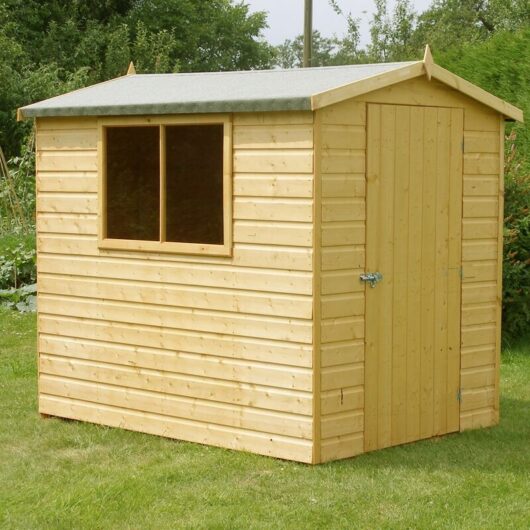 Shire - Lewis Handmade Garden Shed Approx 7 x 5 Feet