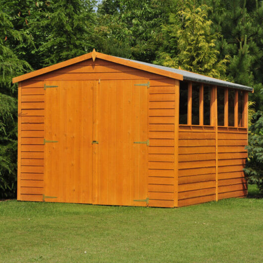 Shire Overlap Wooden Shed 10x10