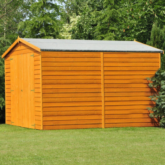 Shire - Overlap Wooden Shed 10x8 No windows
