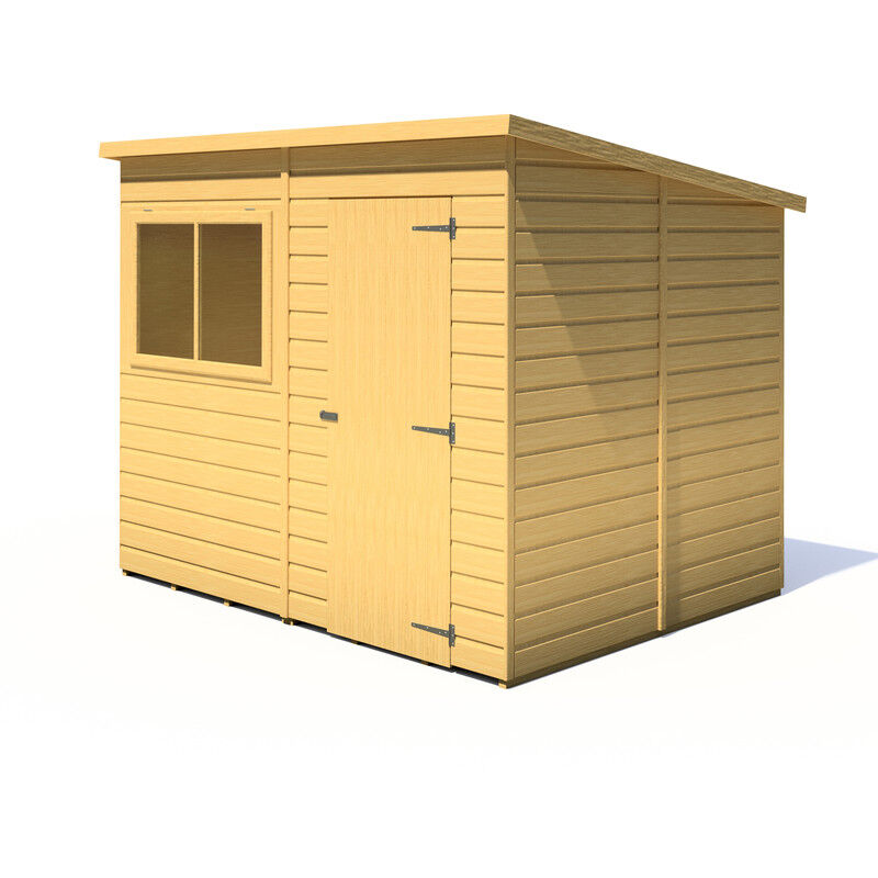 Shire - Wooden Shiplap Pent Shed 8 x 6