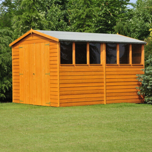 Sjhire Overlap wooden Shed 10 x 6