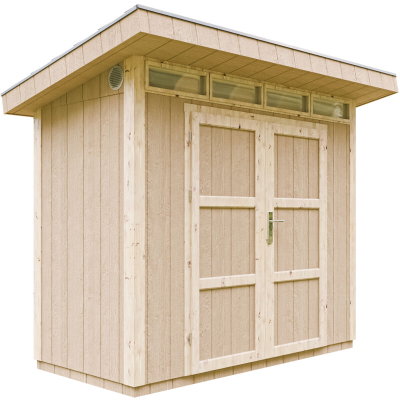 Timbela - lp® SmartSide® panel shed M901A- H239 x 118 x 250 cm / 3m2 - Sheds and Outdoor Storage - Wooden garden storage shed - Bike shed, Small