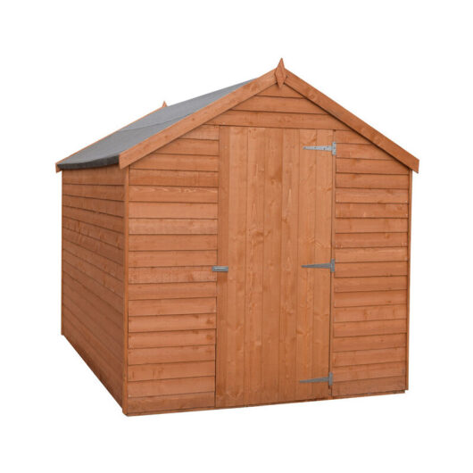 Value Overlap 8 x 6 Wooden Shed - Shire
