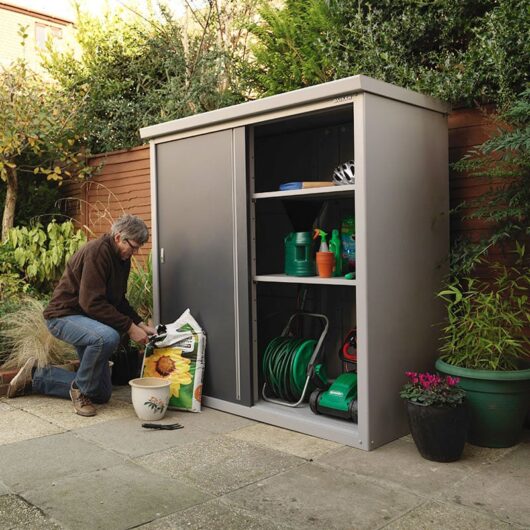 5â 8 x 3â 2 Trimetals Guardian D63 Metal Storage Shed (1.76m x 0.98m)