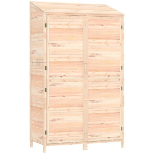 Garden Shed 102x52x174.5 cm Solid Wood Fir vidaXL