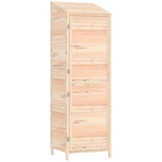 Garden Shed 55x52x174.5 cm Solid Wood Fir Vidaxl