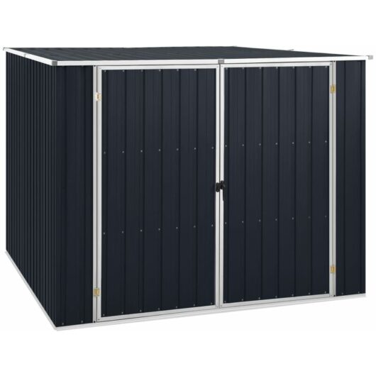 Garden Shed Anthracite 195x198x159 cm Galvanised Steel Vidaxl