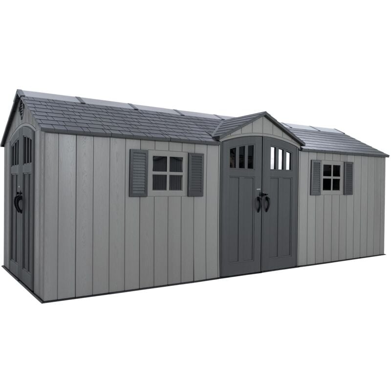 Lifetime - 20 x 8 Foot Outdoor Storage Shed