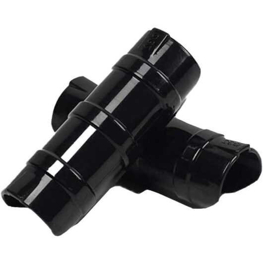 Memkey - 24pcs Garden Building Pipe Clamps pc Greenhouse Frame Pipe Clamps Pipe Film Clamp for Greenhouse Banner Frame Shed Black 19mm