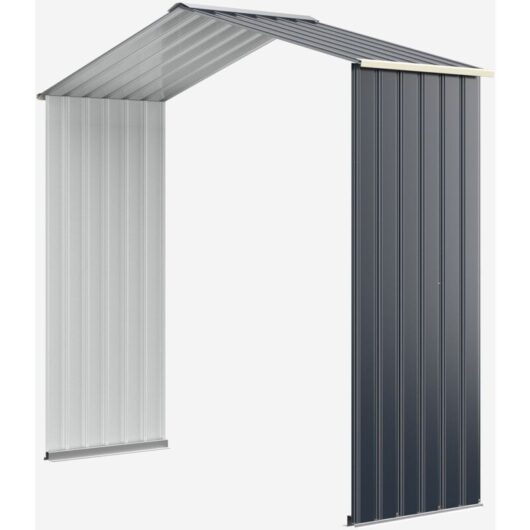 Outdoor Storage Shed Extension Kit for 195 cm Shed Width Increased Storage Space