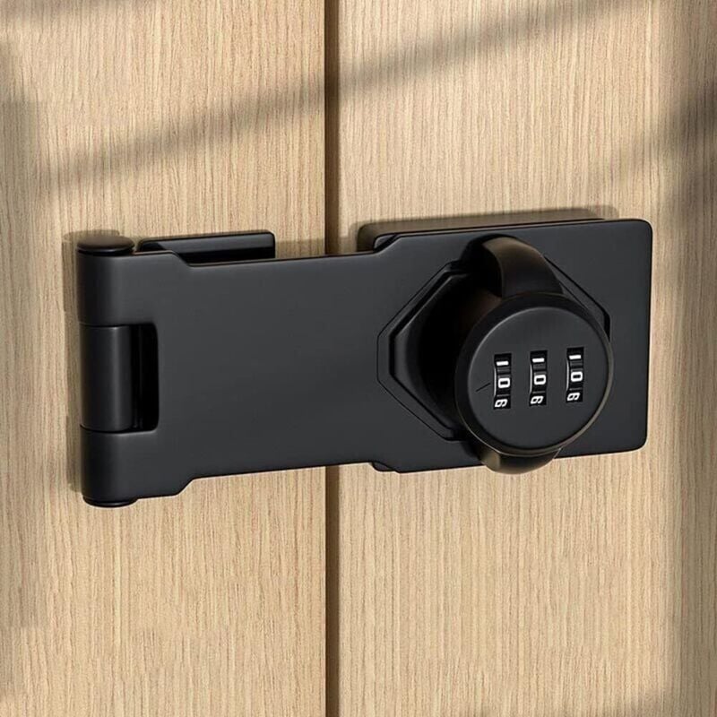 Stainless Steel Coded Door Lock with Screws for School or Home Lockers, Sheds, Cupboards, Window Rails