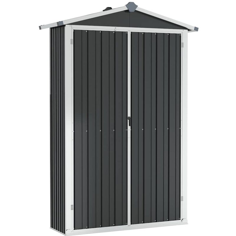 Vidaxl - Garden Shed Anthracite 116x45x175 cm Galvanised Steel