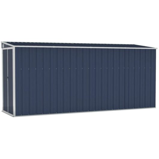 Vidaxl - Wall-mounted Garden Shed Anthracite 118x382x178 cm Steel