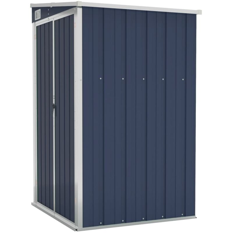 Wall-mounted Garden Shed Anthracite 118x100x178 cm Steel Vidaxl