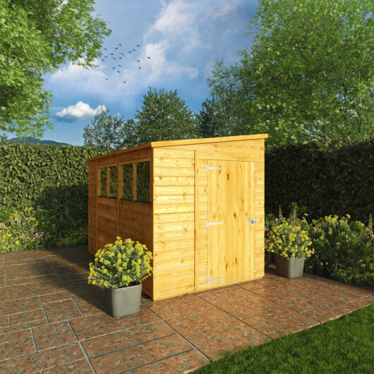 Mercia 10 X 6Ft Woodsman Shiplap Pent Shed