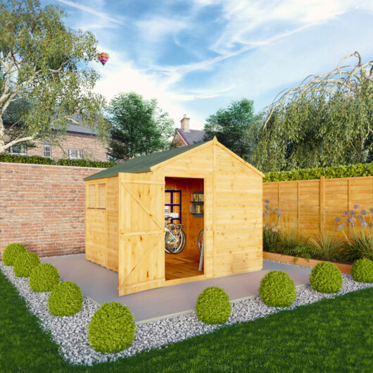 Mercia 10 X 8Ft Woodsman Shiplap Apex Shed