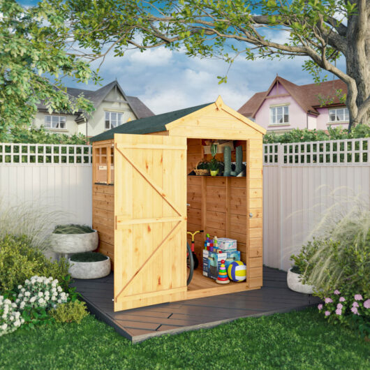 Mercia 8 X 4Ft Woodsman Shiplap Apex Shed