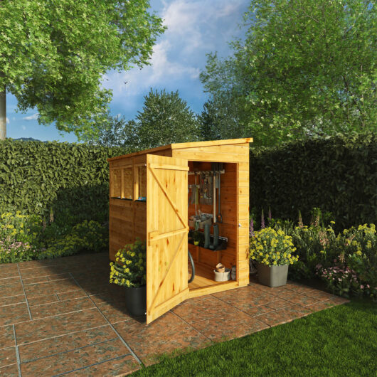 Mercia 8 X 4Ft Woodsman Shiplap Pent Shed