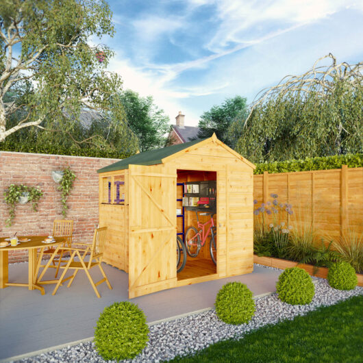 Mercia 8 X 6Ft Woodsman Shiplap Apex Shed
