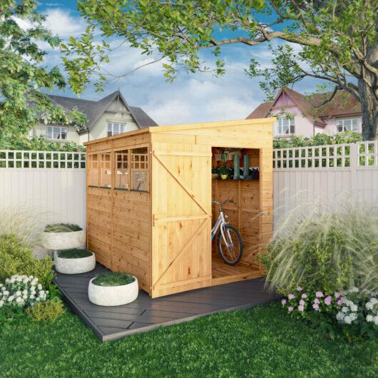 Mercia 8 X 6Ft Woodsman Shiplap Pent Shed