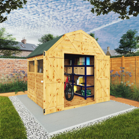 Mercia 8 X 8Ft Premium Shiplap Dutch Barn