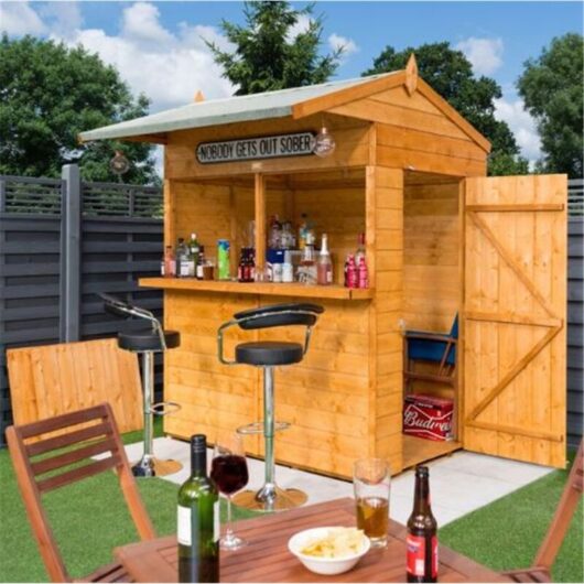 Apex Garden Bar And Store (12mm Tongue And Groove Floor)