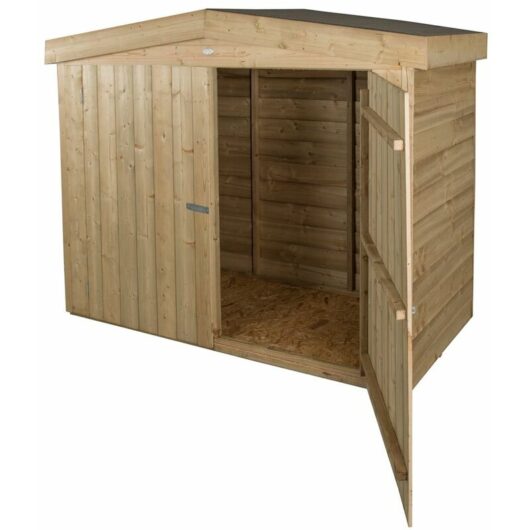 Apex - Large Outdoor Store - Pressure Treated (2m x 0.8m)