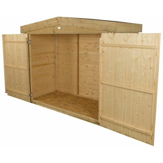 Forest - Shiplap Apex Large Outdoor Store - Pressure Treated (2m x 0.8m)