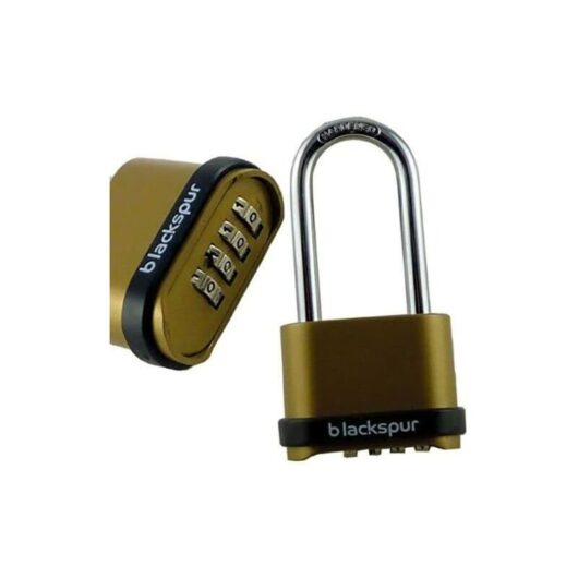 Garden Mile - 4 Digit Long Shackle Combination Padlock Lock Security Home Gare Shed Garage