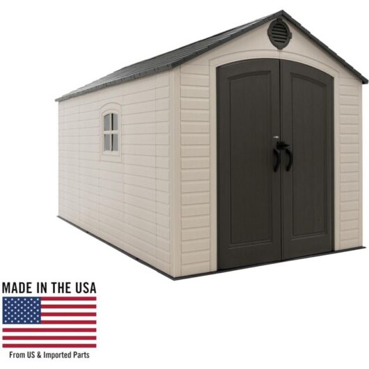 Lifetime 8 Ft. x 15 Ft. Outdoor Storage Shed