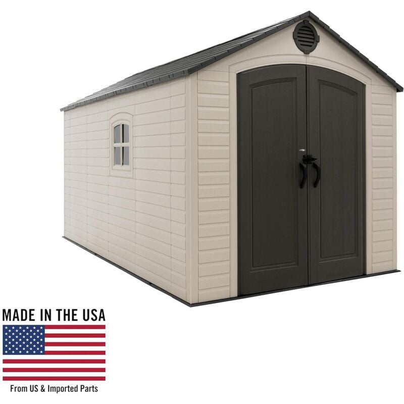 Lifetime 8 Ft. x 15 Ft. Outdoor Storage Shed