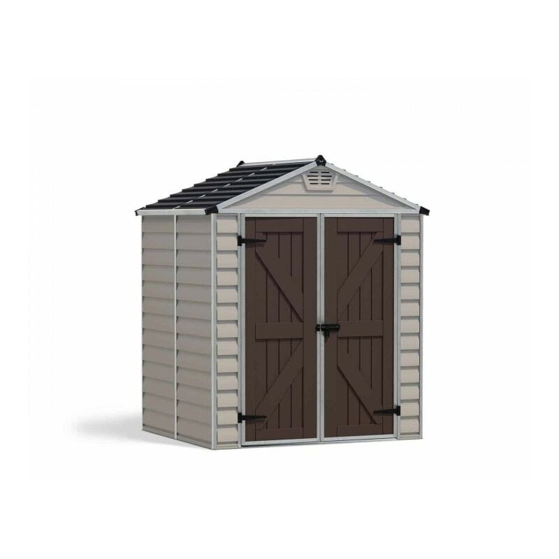 Palram - Skylight Shed 6 x 5 Tan - Polycarbonate - L154 x W185 x H217 cm